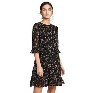 Ganni Elm Georgette Dress
